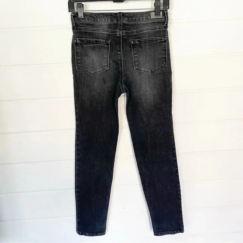 RSQ Girlfriend Gray Distressed Jeans Girls Size 12 - Picture 6 of 8